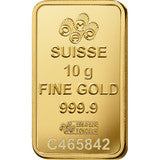 10 Gram Pamp Suisse Gold Bar with Rope Bezel - 24K Pure Gold Bullion for Investment & Collection - Perfect for Gifts, Wealth Preservation & Precious Metals Portfolio