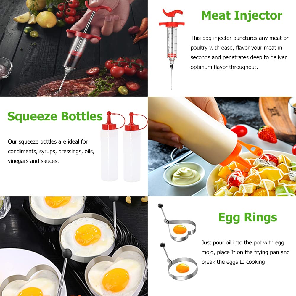 131-Piece Stainless Steel Griddle Accessories Kit - BBQ Grill Tools Set with Spatulas & Storage Bag for Blackstone, Camping, Outdoor Cooking - Perfect for Men & Women