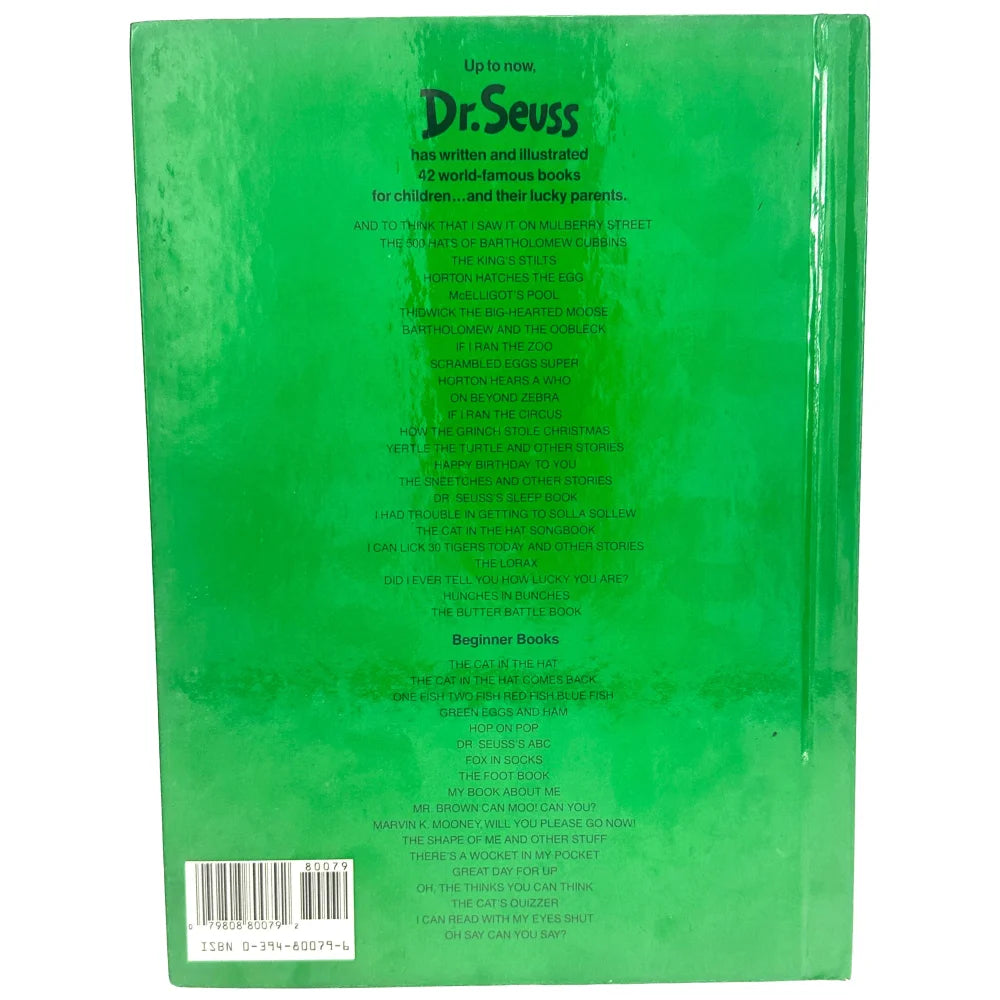 Authentic Dr. Seuss Signed 