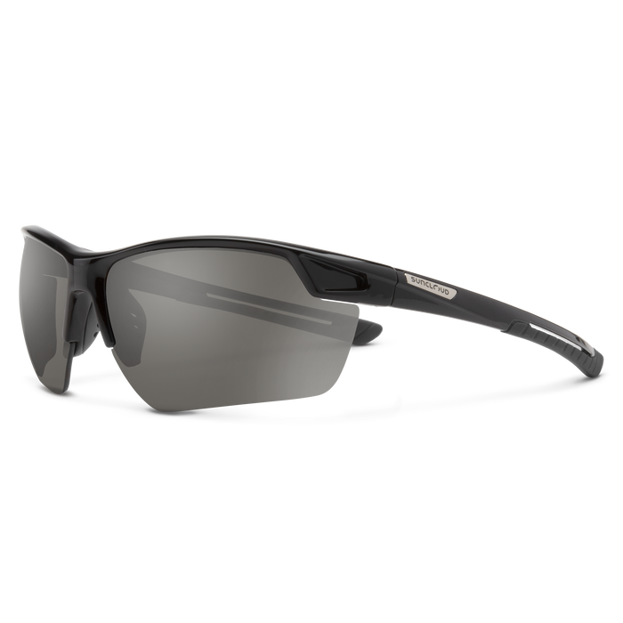 Contender Black & Polarized Gray Sunglasses - UV Protection, Lightweight & Stylish for Outdoor Sports, Driving & Beach Activities