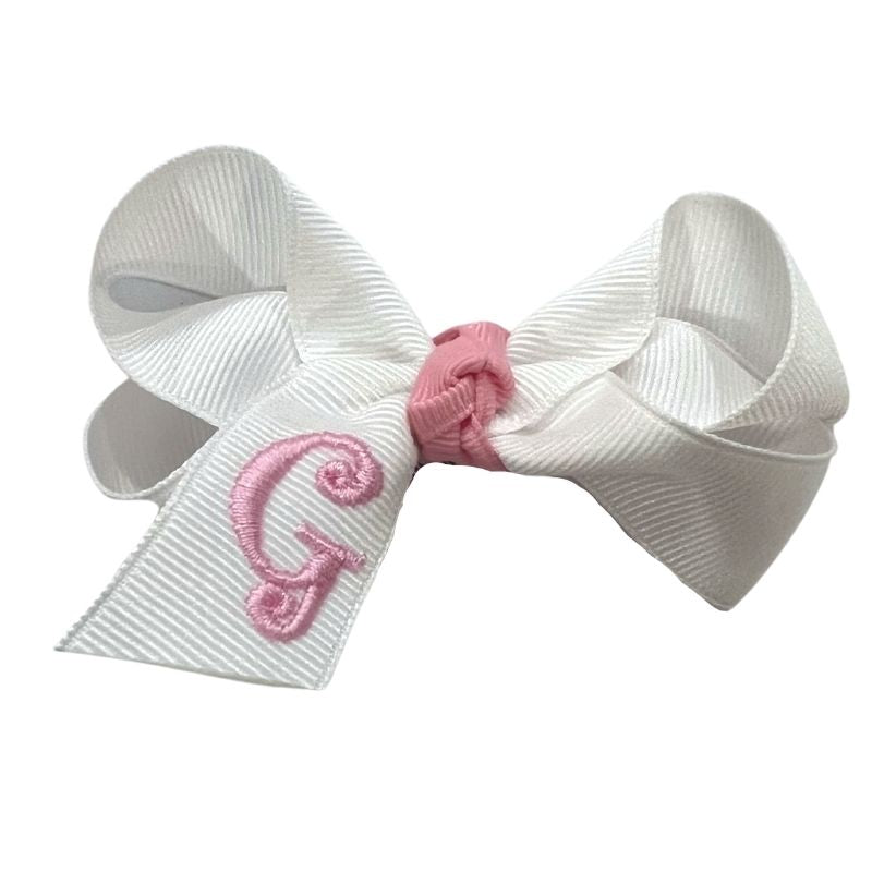 Elegant Large Monogram Bow - Perfect for Gift Wrapping, Wedding Decor & Party Favors | Personalized & Stylish Accessory