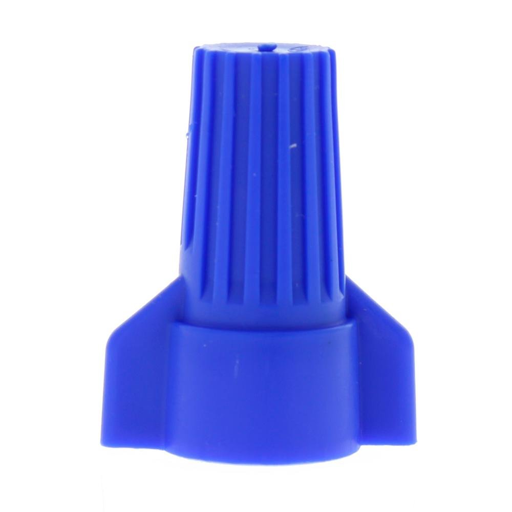 Blue Winged Wire Connectors (4-Pack) - Secure Electrical Connections for Home Wiring, DIY Projects & Appliance Repairs - Ideal for Light Switches, Outlets & Junction Boxes