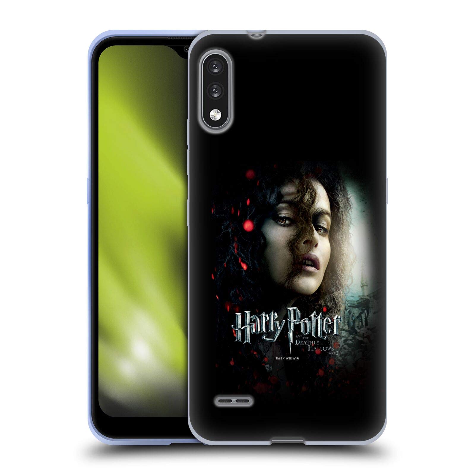 LG K22 Harry Potter Bellatrix Lestrange Deathly Hallows VIII Soft Gel Case by Head Case Designs - Perfect for Fans, Daily Use & Protection