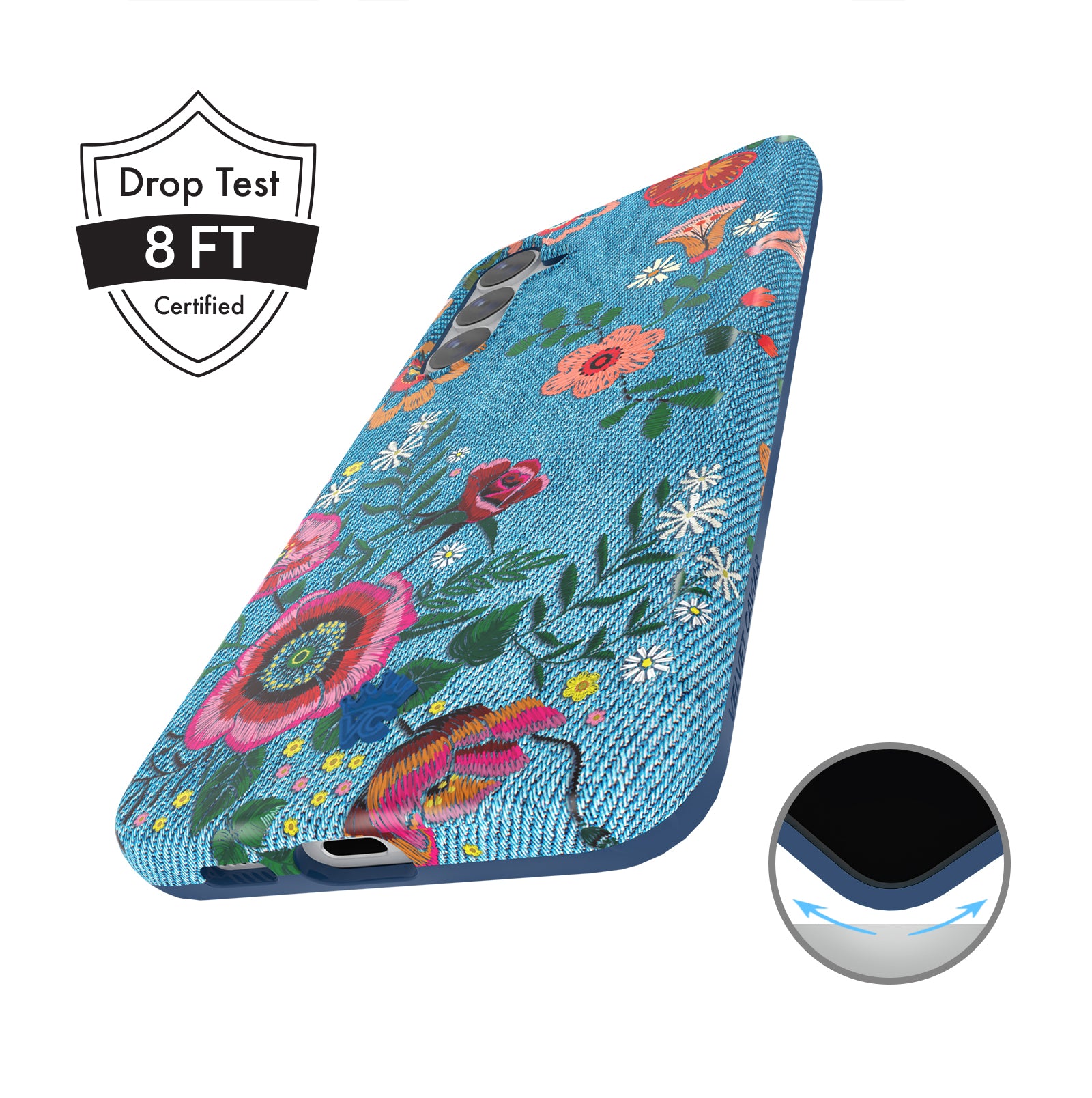 Stylish Floral Samsung Phone Case - Trendy Protective Cover for Samsung Galaxy [Model] - Perfect for Everyday Use, Work & Travel