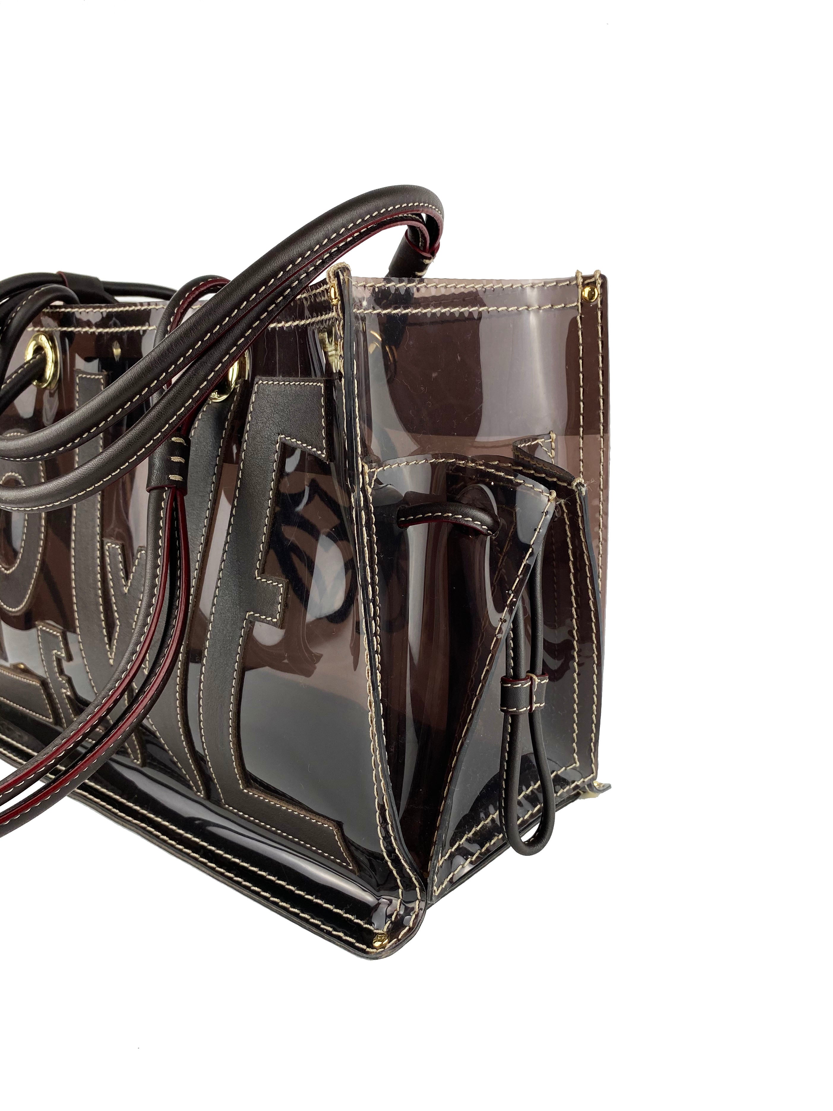 Loewe Amazona Leather Tote Bag for Women - Premium Brown Handbag for Work, Travel & Everyday Use