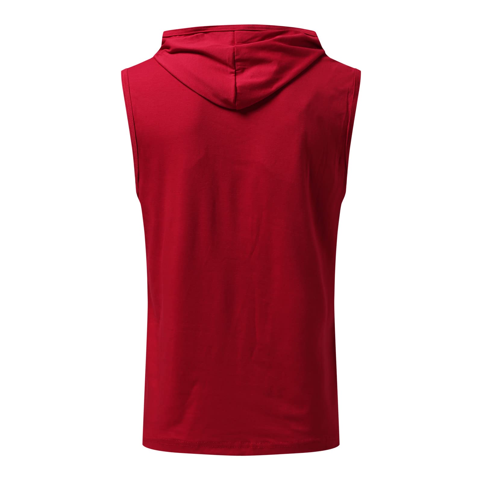 Maryia Men's Workout Tank Tops with Hood - Sleeveless Gym Hoodies for Bodybuilding & Athletic Training - Muscle Cut Off T-Shirts - Perfect for Gym, Weightlifting & Streetwear Fashion