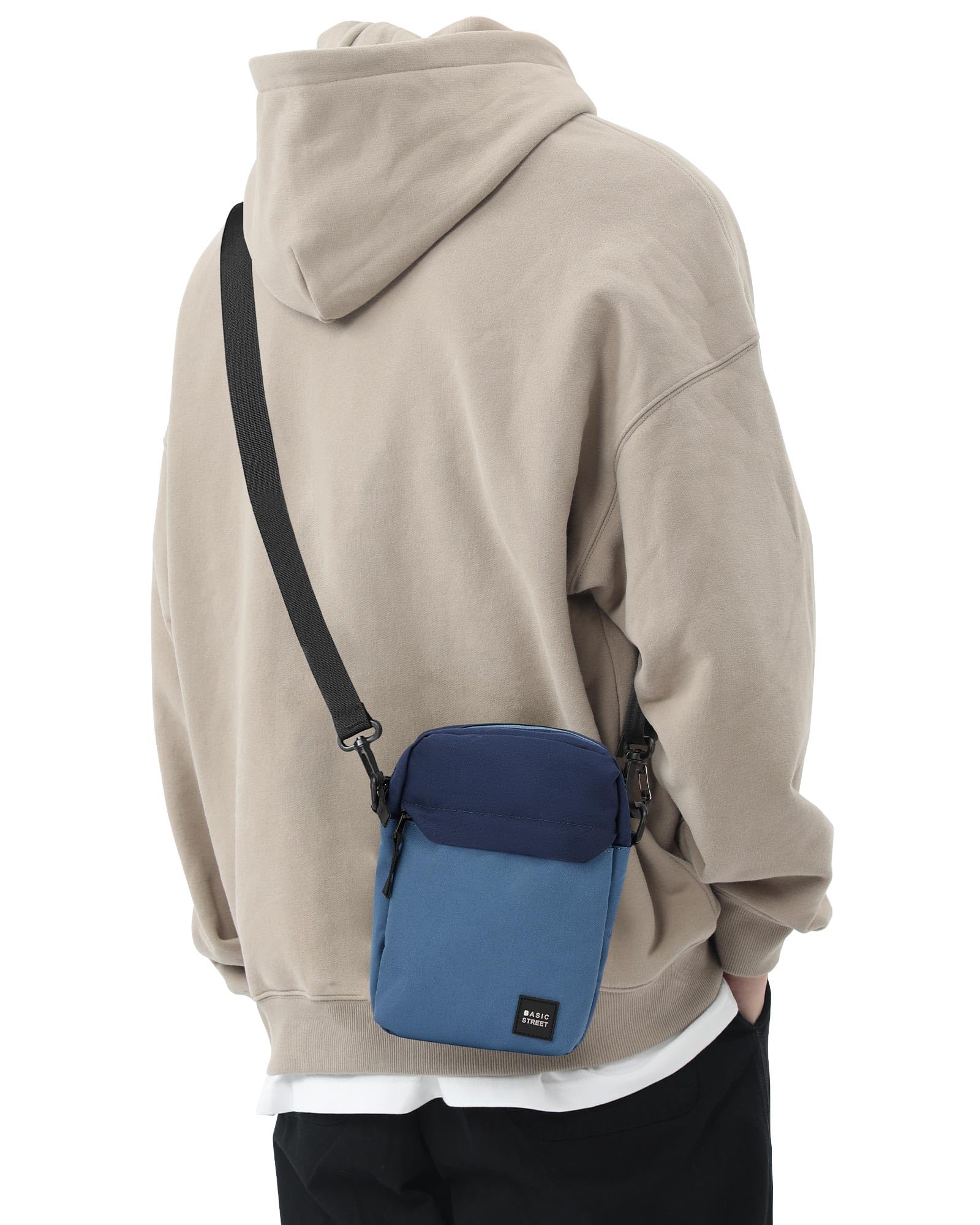 SEAFEW Mini Crossbody Bag for Men & Women - Small Messenger Shoulder Satchel Purse - Perfect for Travel, Work & Everyday Use