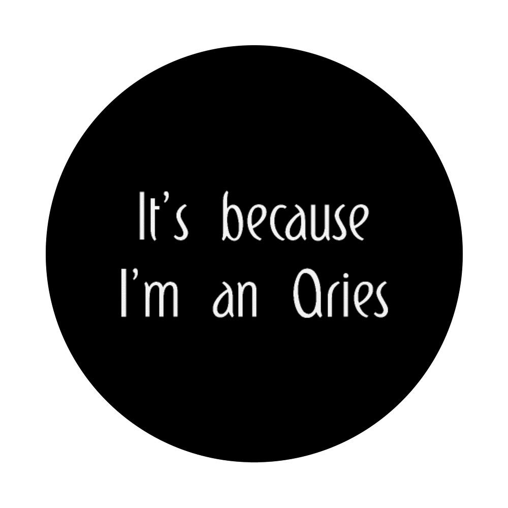 Aries Horoscope Gifts for Men, Women & Kids - Fun Swappable PopGrip & PopSockets - Perfect for Phone Accessories, Zodiac Lovers & Astrology Enthusiasts