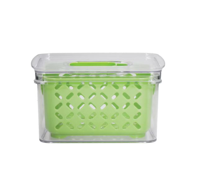 Fresh Keeper Food Storage Containers - Airtight, BPA-Free, Various Sizes (Small/Medium/Large) - Perfect for Meal Prep, Leftovers & Pantry Organization - Eco-Friendly Green Kitchen Essentials