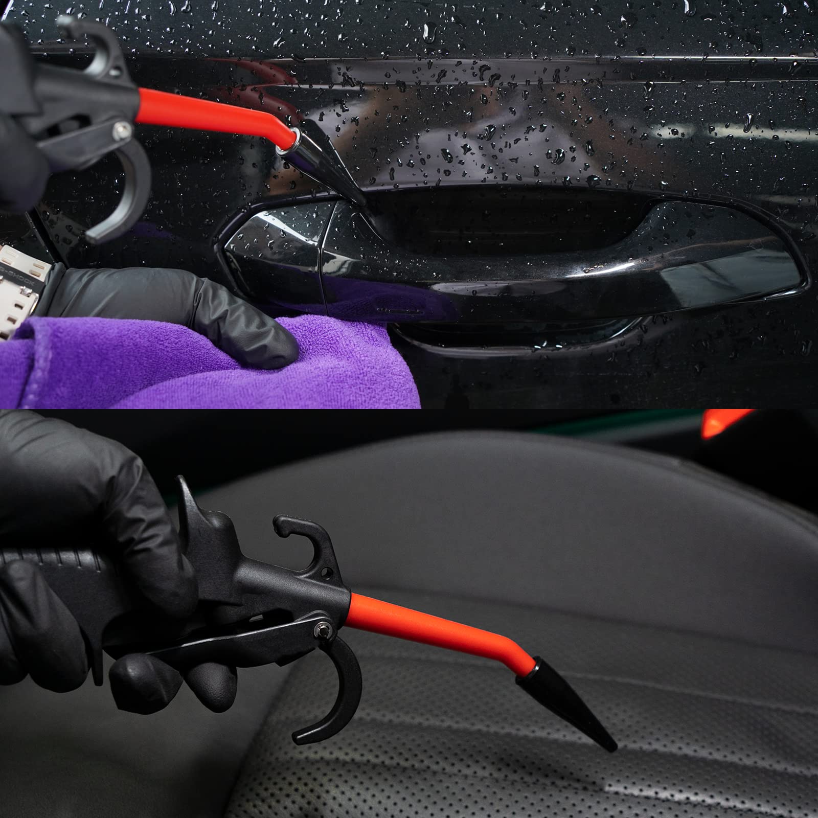 High Power Air Blow Gun 280 Max PSI - Heavy Duty Air Nozzle for Compressor - Ideal for Car Detailing, Factory Cleaning & Garage Maintenance