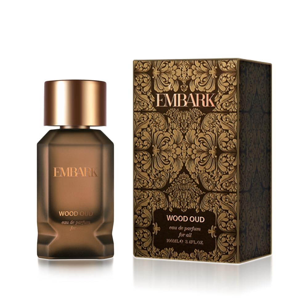 Premium EMBARK OUD Wood Perfume for Men & Women | 100ml Long-Lasting Unisex Fragrance | Luxury Arabic Oud Scent for Daily Wear, Special Occasions & Gifts
