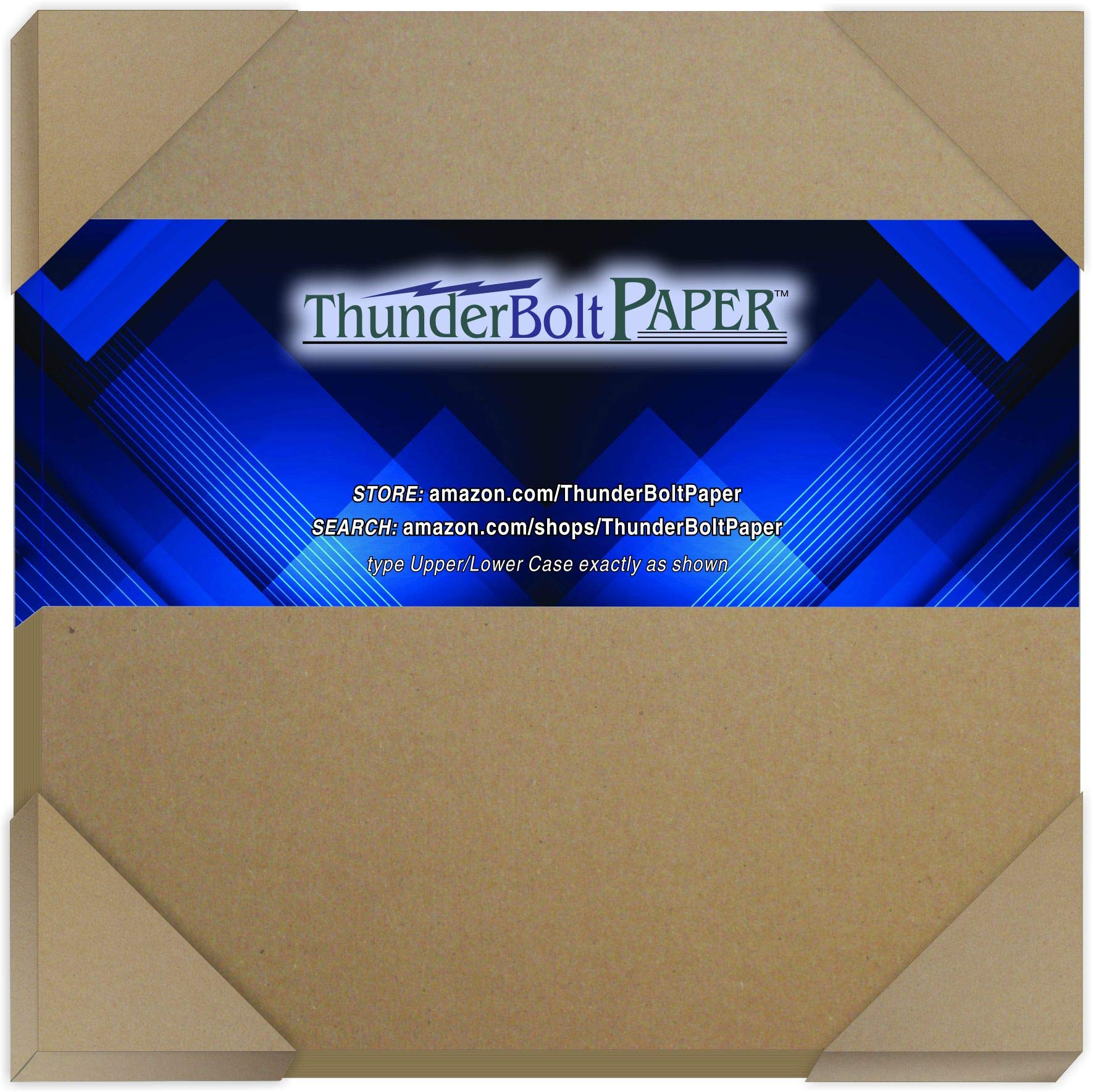 6x6 Inch 80pt Kraft Chipboard - 15 Sheets for Scrapbooks & DIY Crafts | Heavy Duty Paper Board for Journal Making