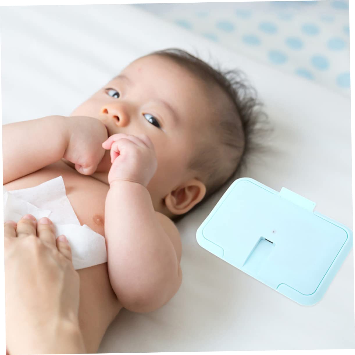 iBasenice 8-Pack Portable Baby Wipe Warmer - Travel-Friendly Diaper Wipe Heater with Thermostat Control for Home & Nursery Use | Perfect for Night Changes, On-the-Go Parenting & Gentle Skin Care