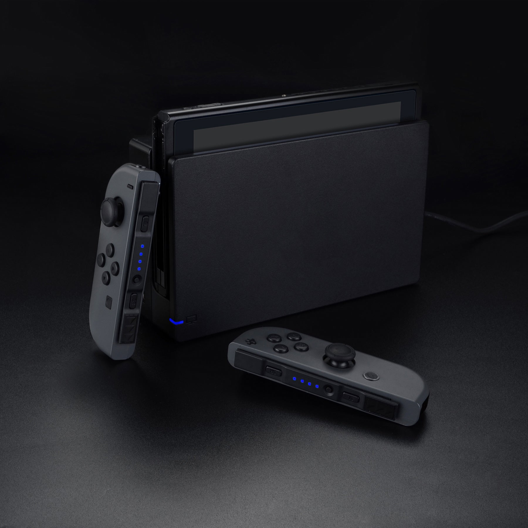 eXtremeRate Firefly LED Tuning Kit for Nintendo Switch Joy-Con Dock - Blue Light Mod | Enhance Gaming Setup for Night Play & Party Atmosphere