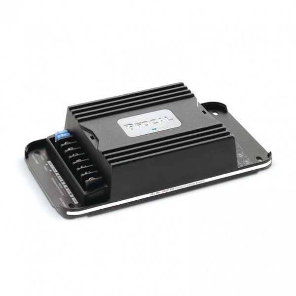 Focal FD 2.350 Ultra Compact 2 Channel Car Amplifier - High Power Audio System for Cars, Trucks & SUVs - Perfect for Upgrading Vehicle Sound System