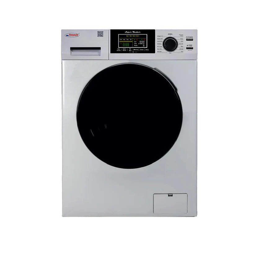 Pinnacle 22.8 Cu. Ft. Stackable Washer and Dryer Combo - Energy Efficient Laundry Set for Apartments & Small Spaces