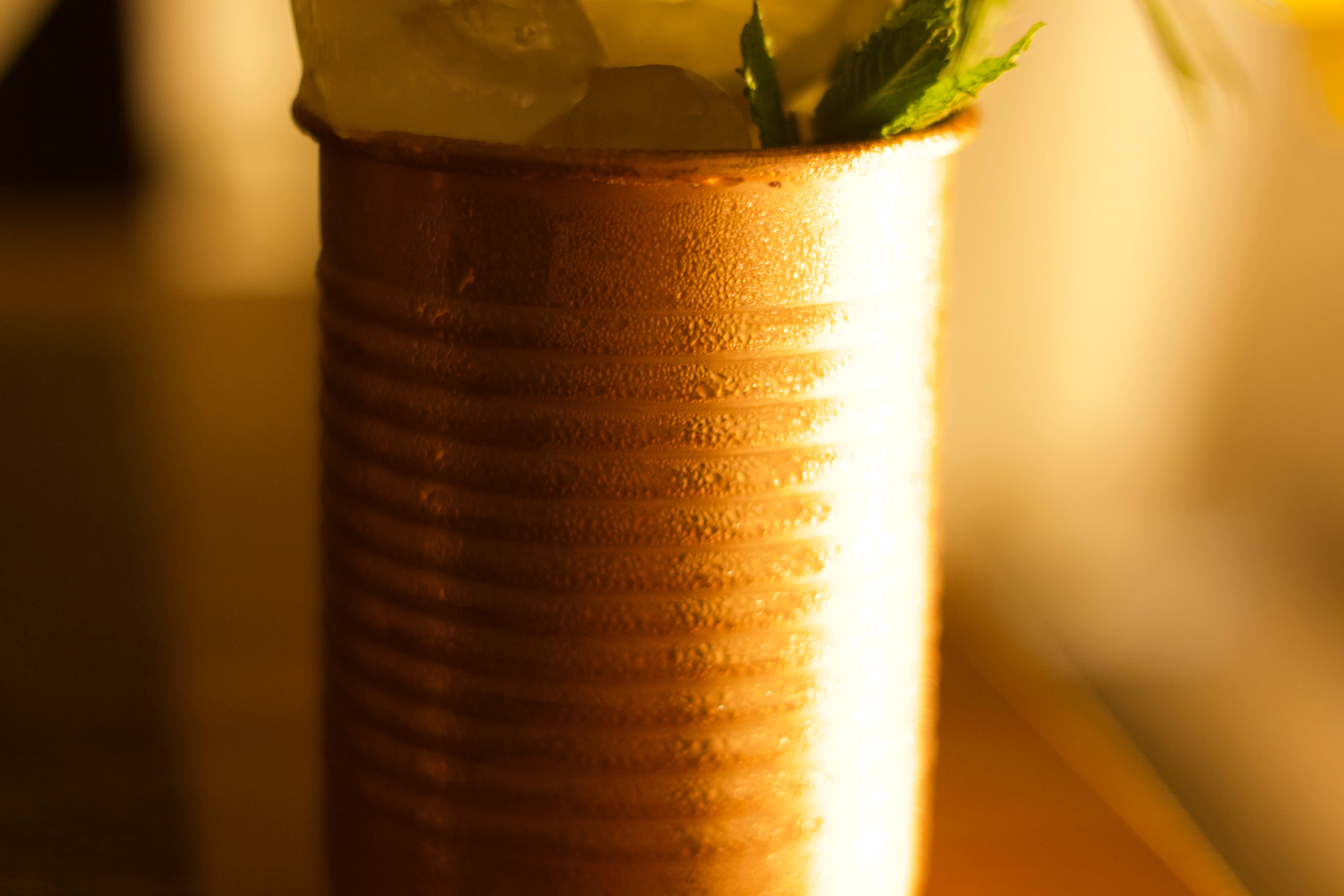 Premium Copper Cocktail Shaker Set of 2 - Professional Bar Mixing Tins for Home Bartending & Cocktail Parties - Ideal for Moscow Mule, Martini & Whiskey Sour