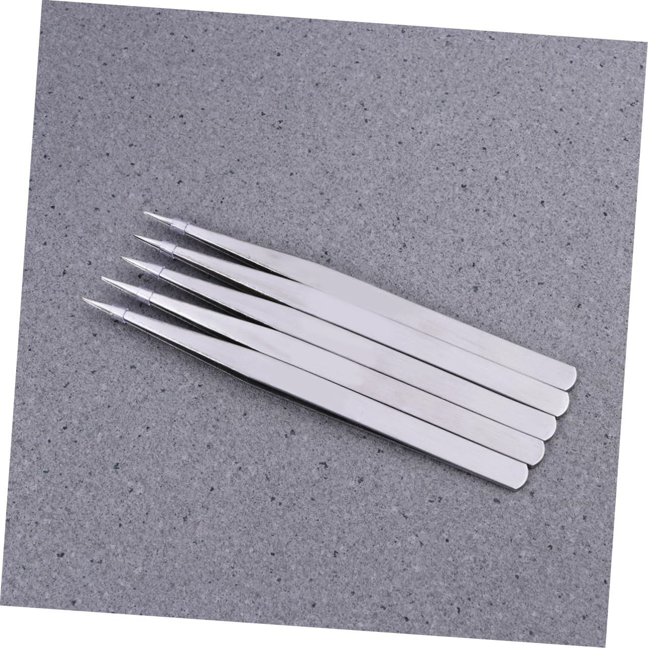 Angoily 10-Piece Eyelash Extension Tweezers Set - Professional Precision Lash Tweezers for Cluster, Pointed & Straight Styles - Perfect for DIY & Salon Lash Extensions, False Eyelash Application & Makeup Artistry