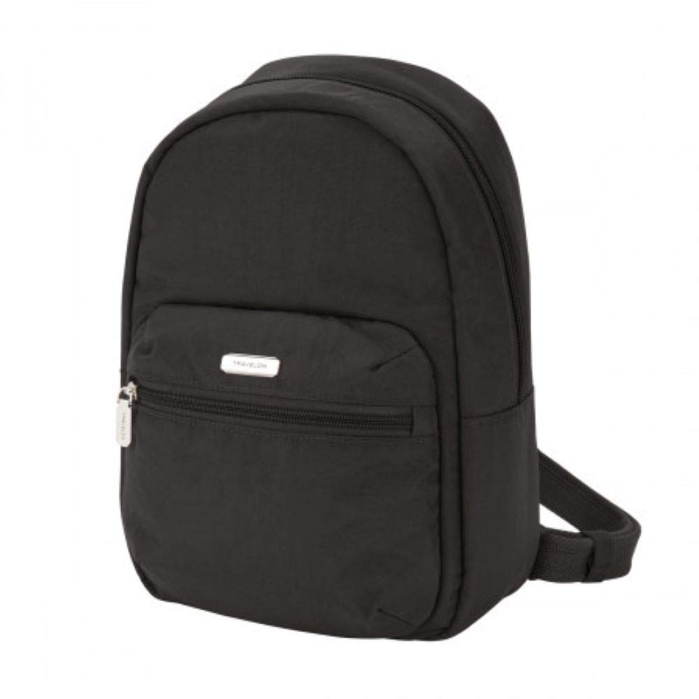 Travelon Anti-Theft Essentials Small Backpack - Secure & Lightweight Crossbody Bag for Women & Men | Perfect for Travel, Commuting & Daily Use