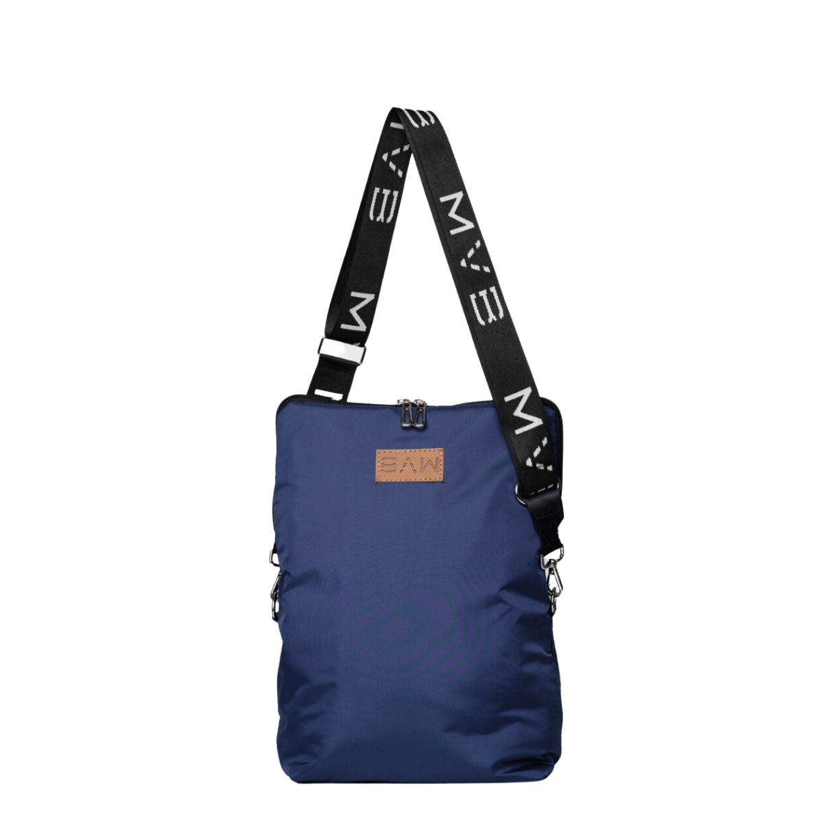 Eco-Friendly Vegan Shoulder Bag - Recycled PET Material, Blue | Perfect for Work, Travel & Everyday Use