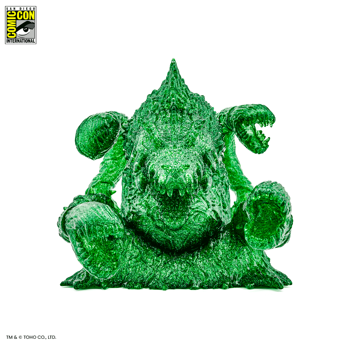 Biollante Soft Vinyl Figure - Green Glitter Variant Collectible Toy for Anime Fans | Perfect for Display, Gifts, and Anime Collections
