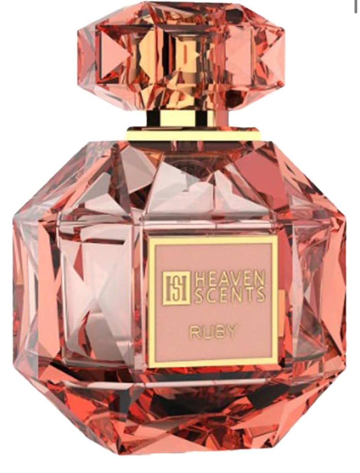 Heaven Scents Ruby Perfume for Women - Long Lasting Floral Fragrance, Luxury Crystal-Cut Glass Bottle, Elegant Pink Perfume Gift Set | Perfect for Date Night, Anniversary & Special Occasions