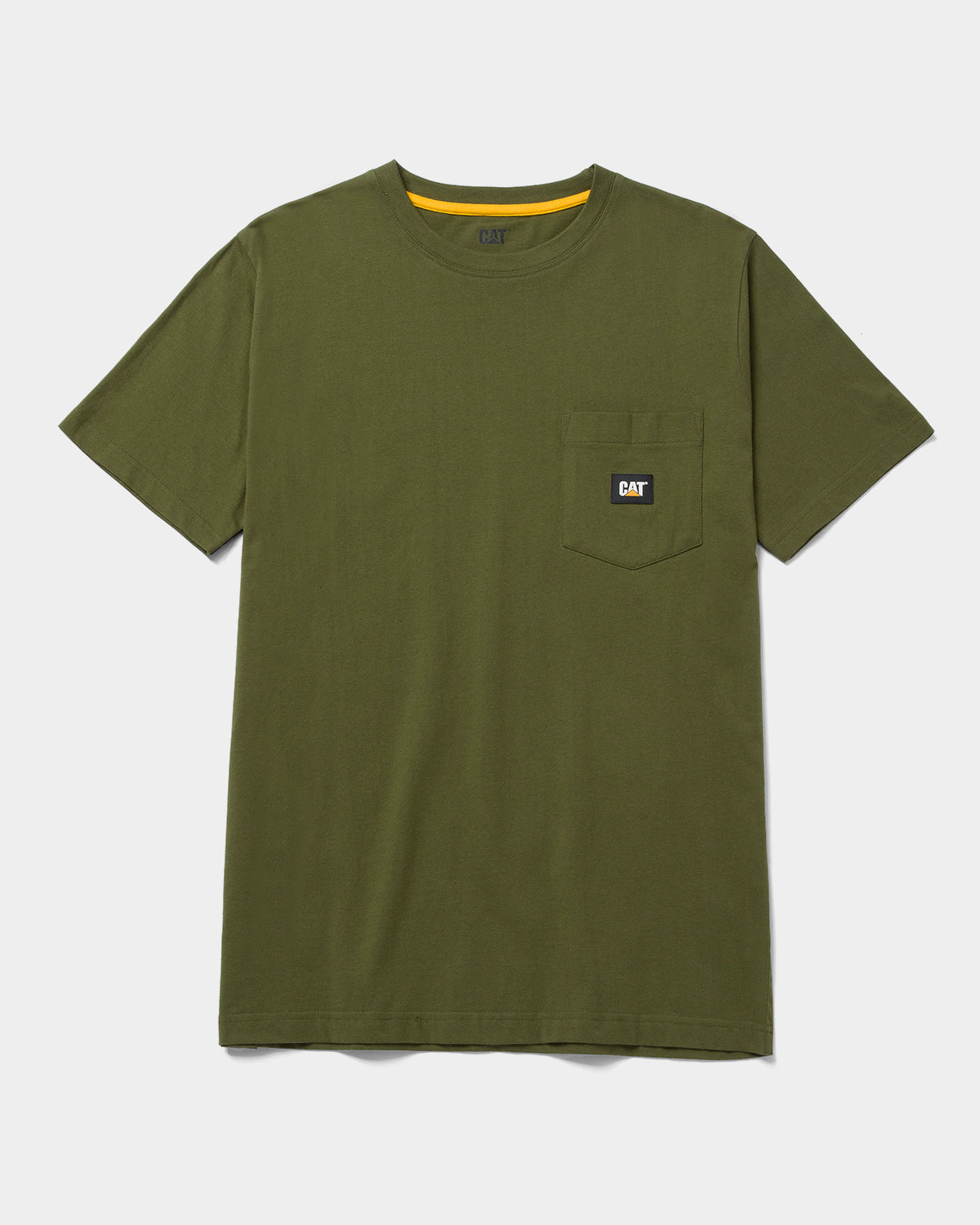 Men's Label Pocket T-Shirt - Comfortable Casual Tee for Everyday Wear, Work & Outings