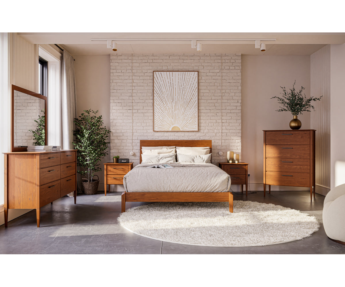 Reveal 68 Dresser - Modern 6-Drawer Chest for Bedroom, Living Room & Office Storage | Solid Wood Dresser with Smooth Gliding Drawers for Clothes, Linens & Organizing Essentials