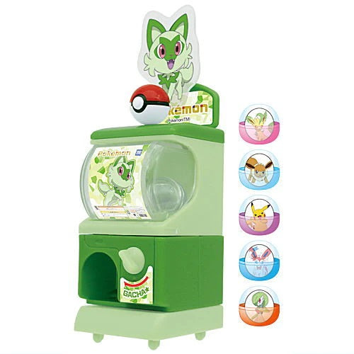 Takara Tomy Pokemon Gacha Machine - Paldea Region 3 Inch Collectible Toy for Kids & Collectors | Perfect for Playrooms, Birthday Gifts & Anime Fans