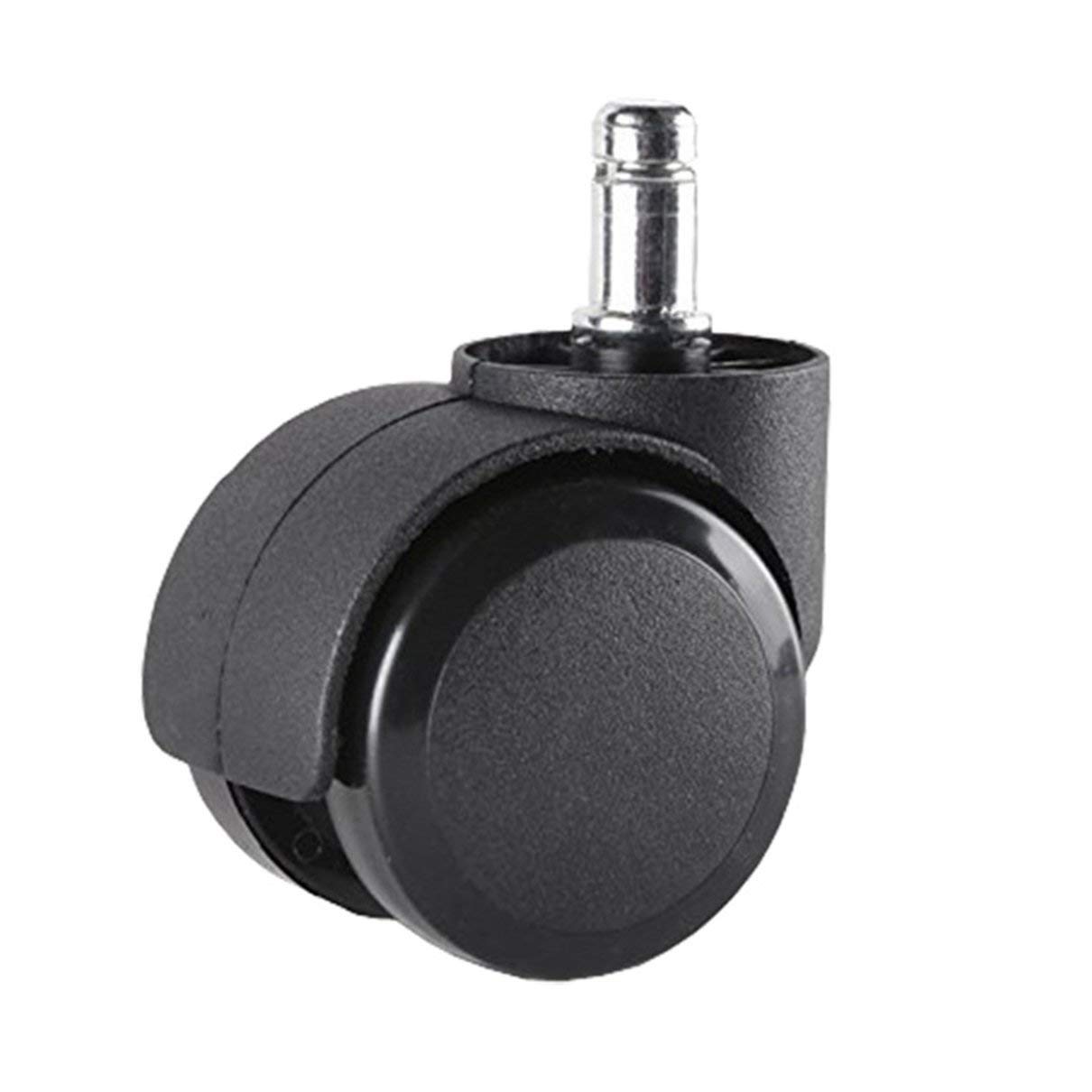 2 Inch Universal Swivel Chair Casters - Heavy Duty PU Wheels for Office Chairs, Computer Chairs & Furniture - Smooth Rolling & Floor Protection - Perfect for Home Office, Conference Rooms & Workspaces