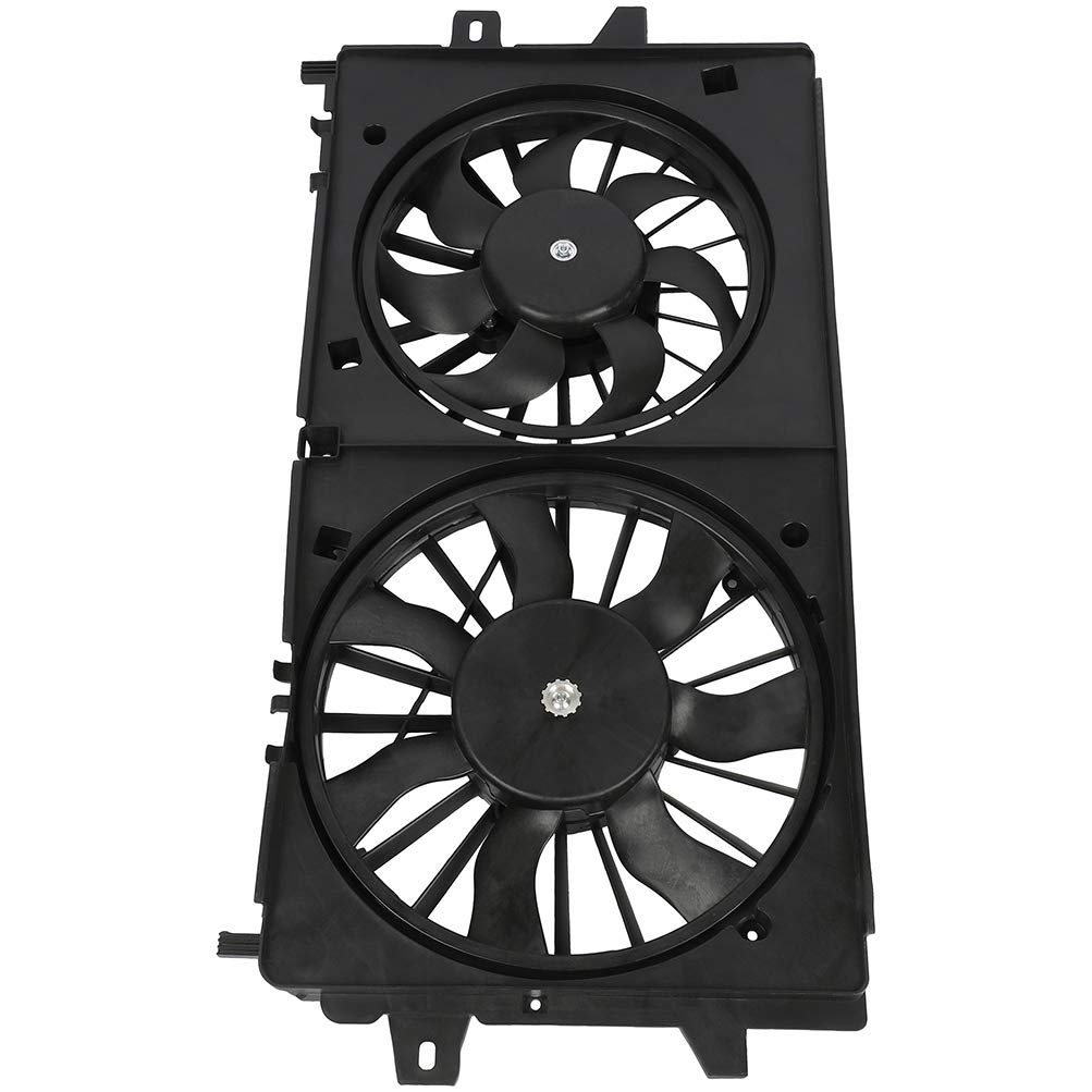 2005-2008 Pontiac Grand Prix 5.3L GXP Radiator Condenser Cooling Fan Assembly Replacement - Driver & Passenger Side (LH RH) - Perfect for Engine Overheating Prevention & Summer Driving
