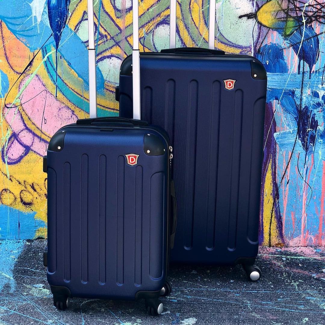 DUKAP INTELY 2-Piece Hardside Spinner Luggage Set with TSA Lock (20
