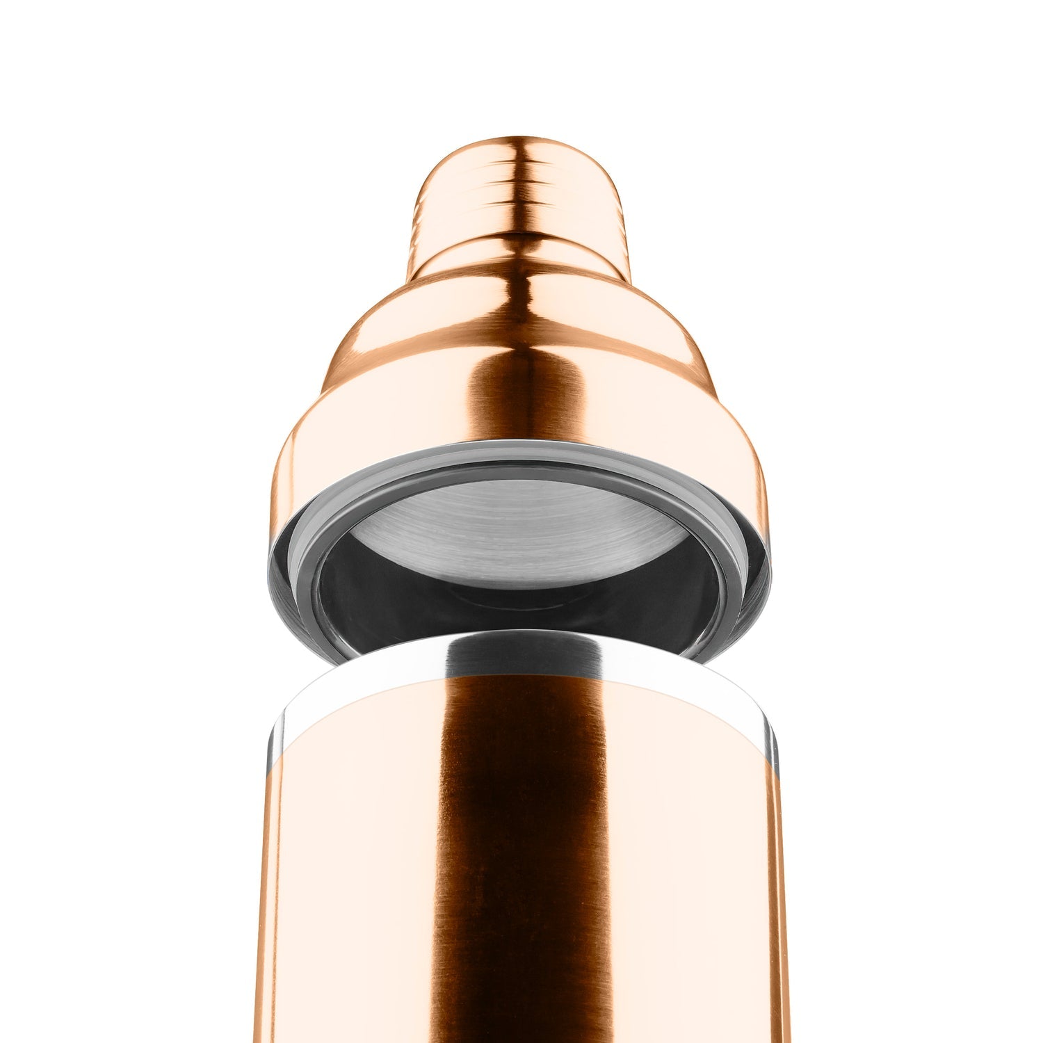 Premium Double Wall Stainless Steel Cocktail Shaker - 18oz Copper Insulated Bar Mixing Cup for Professional Bartenders & Home Use | Perfect for Martini, Margarita, Whiskey Sour & More