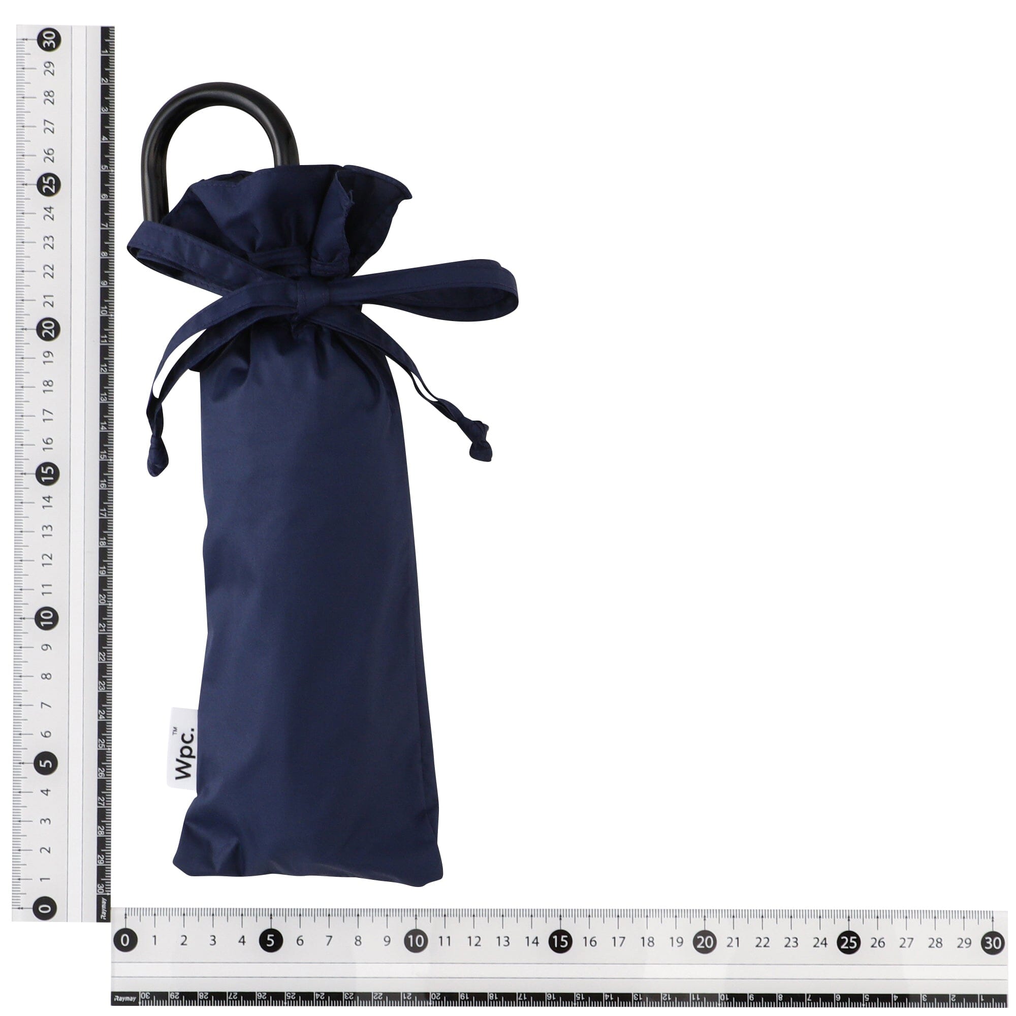 Classic Frill Folding Umbrella 50Cm Navy - Compact Travel Umbrella for Sun & Rain Protection - Perfect for Outdoor Activities, Commuting and Travel