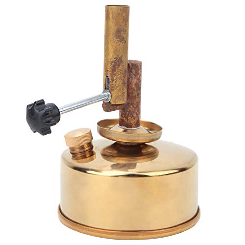 High-Temperature 1000℃ Alcohol Blast Lamp - Laboratory Alcohol Blowtorch with Stable Seat Design for Precise Experiments | Ideal for Science Labs, Glassworking & DIY Projects
