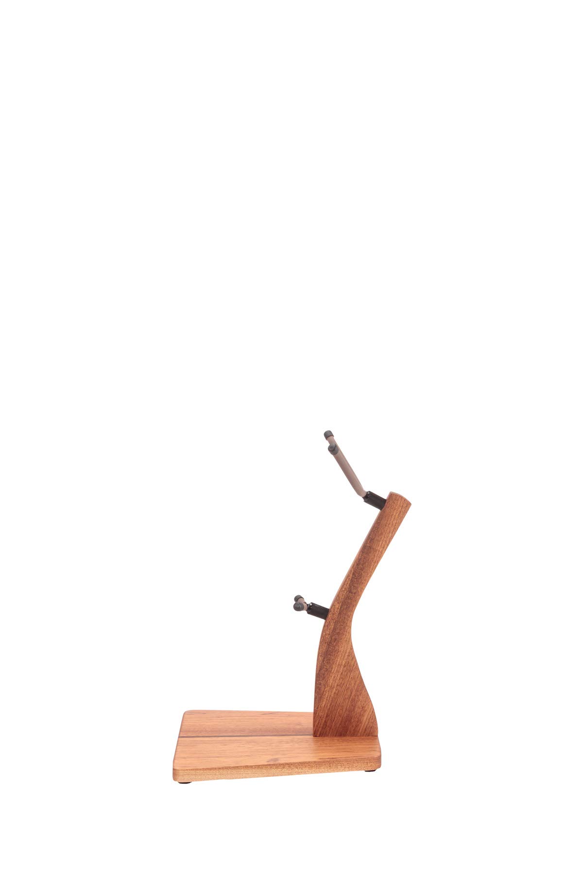 Premium Handcrafted Solid Mahogany Wood Saxophone Floor Stand | USA Made Zither Wooden Instrument Holder | Perfect for Jazz Performances, Studio Sessions & Home Decor