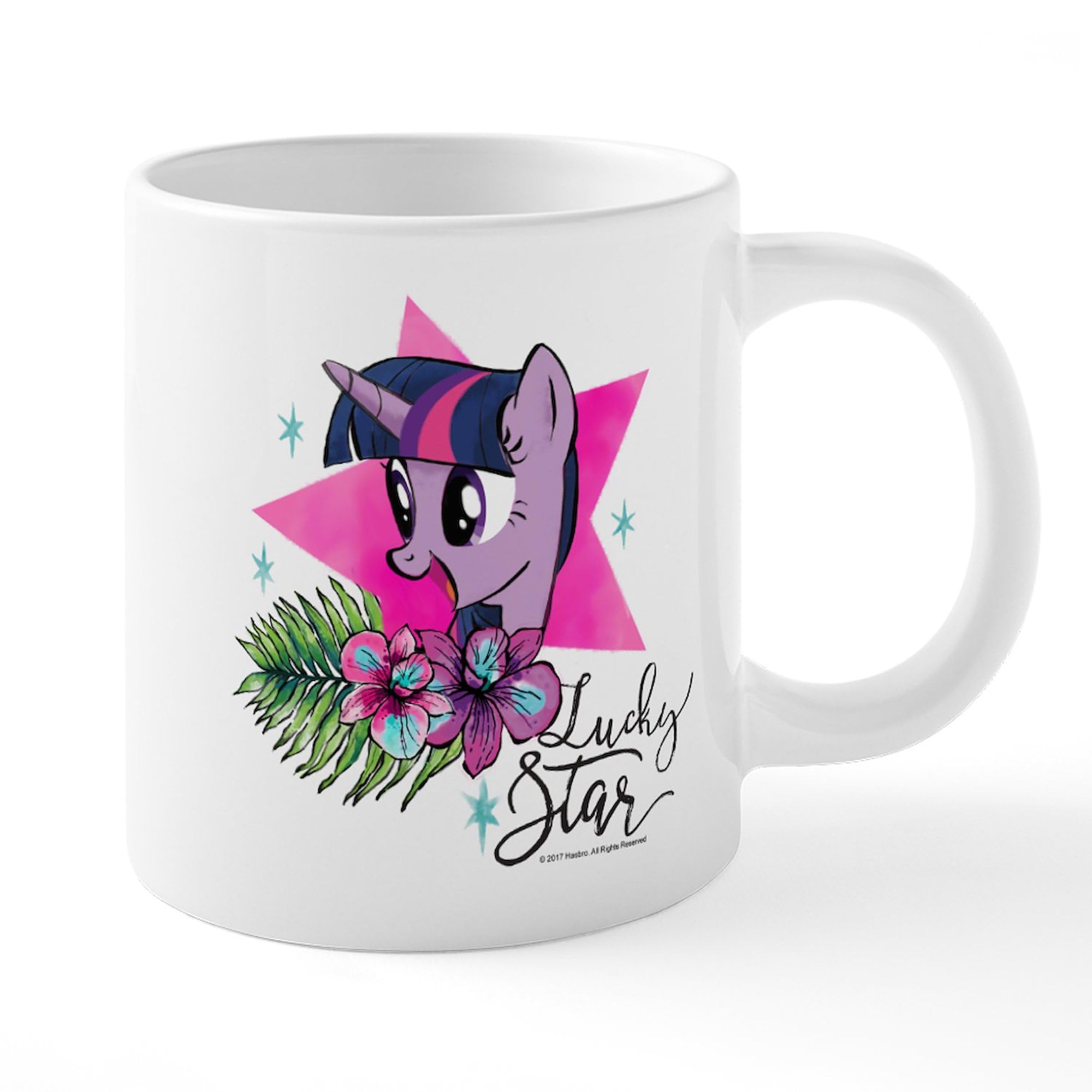 MLP Lucky Star 20 oz Ceramic Coffee Mug - Large Insulated Tea Cup for Home, Office & Gifts - My Little Pony Themed Drinkware