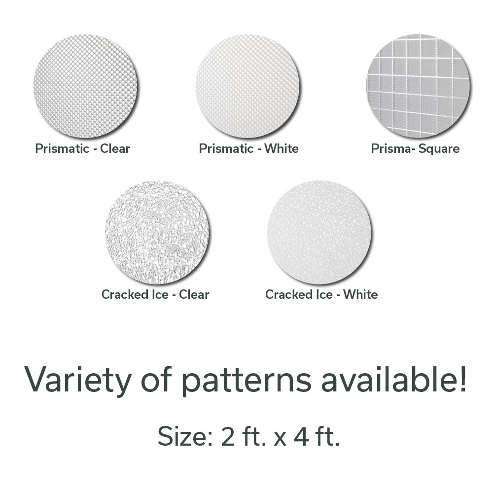 2x4 Clear Prisma Square Acrylic Lighting Panel Covers - 20 Pack for Ceiling Lights, Office Lighting & Commercial Fixtures