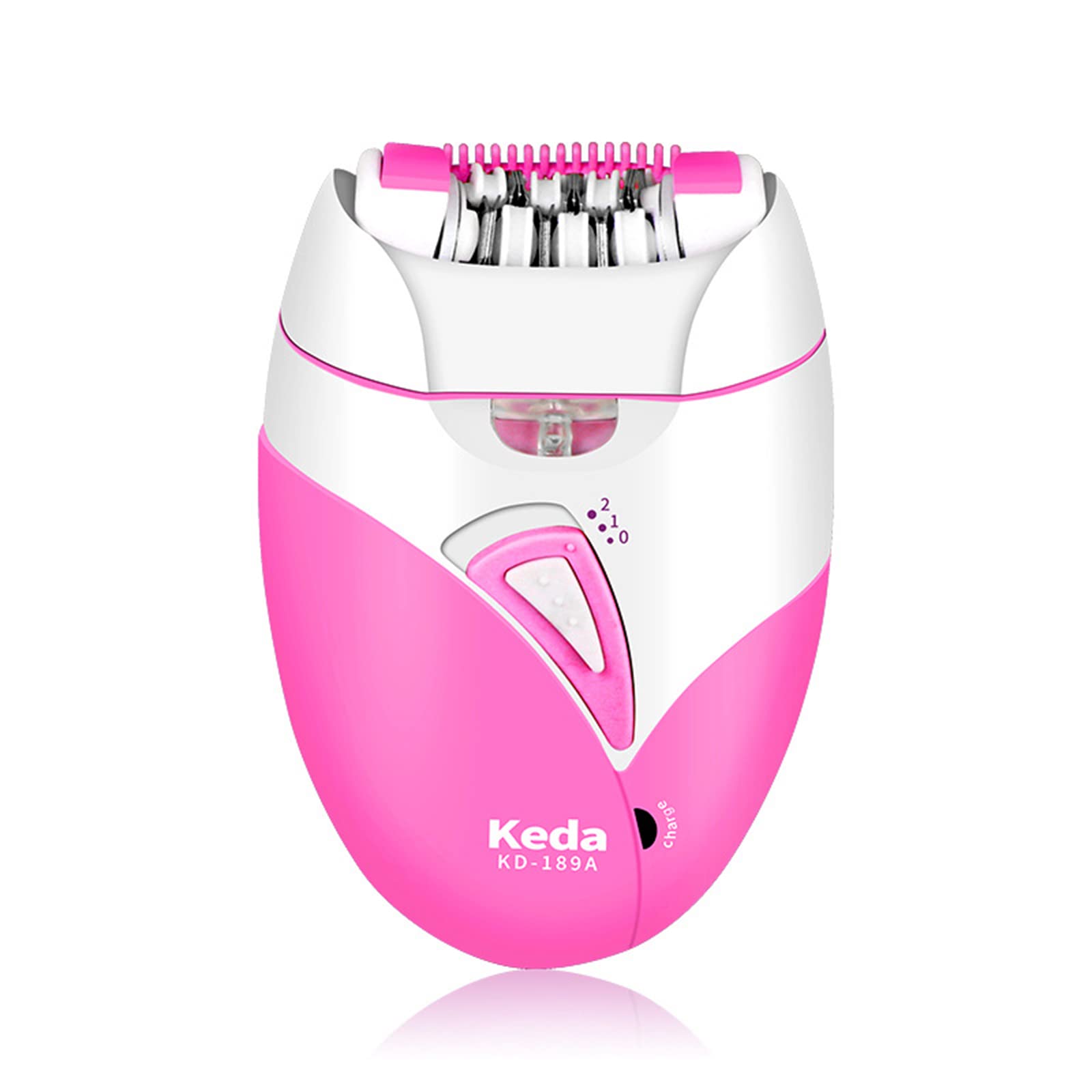 Electric Epilator for Women - Painless Hair Removal Device with Multiple Attachments & Trimmer - Smooth Skin for Legs, Underarms, Bikini Line & Face | At-Home Salon Experience