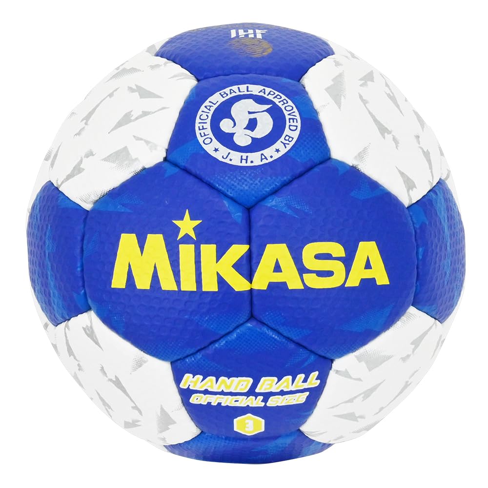 MIKASA HB350B-WBL Handball IHF/JHA Test Ball No. 3 - Official Size for Boys, High School & College Players | 0.15-0.25 kgf/cm² Pressure | Perfect for Training, Matches & Competitive Play