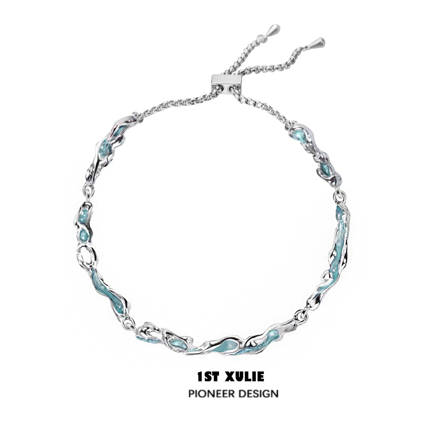 18k Gold Plated Chain Pull Bracelet for Women - Elegant Adjustable Sea-Inspired Jewelry for Daily Wear, Parties & Gifts