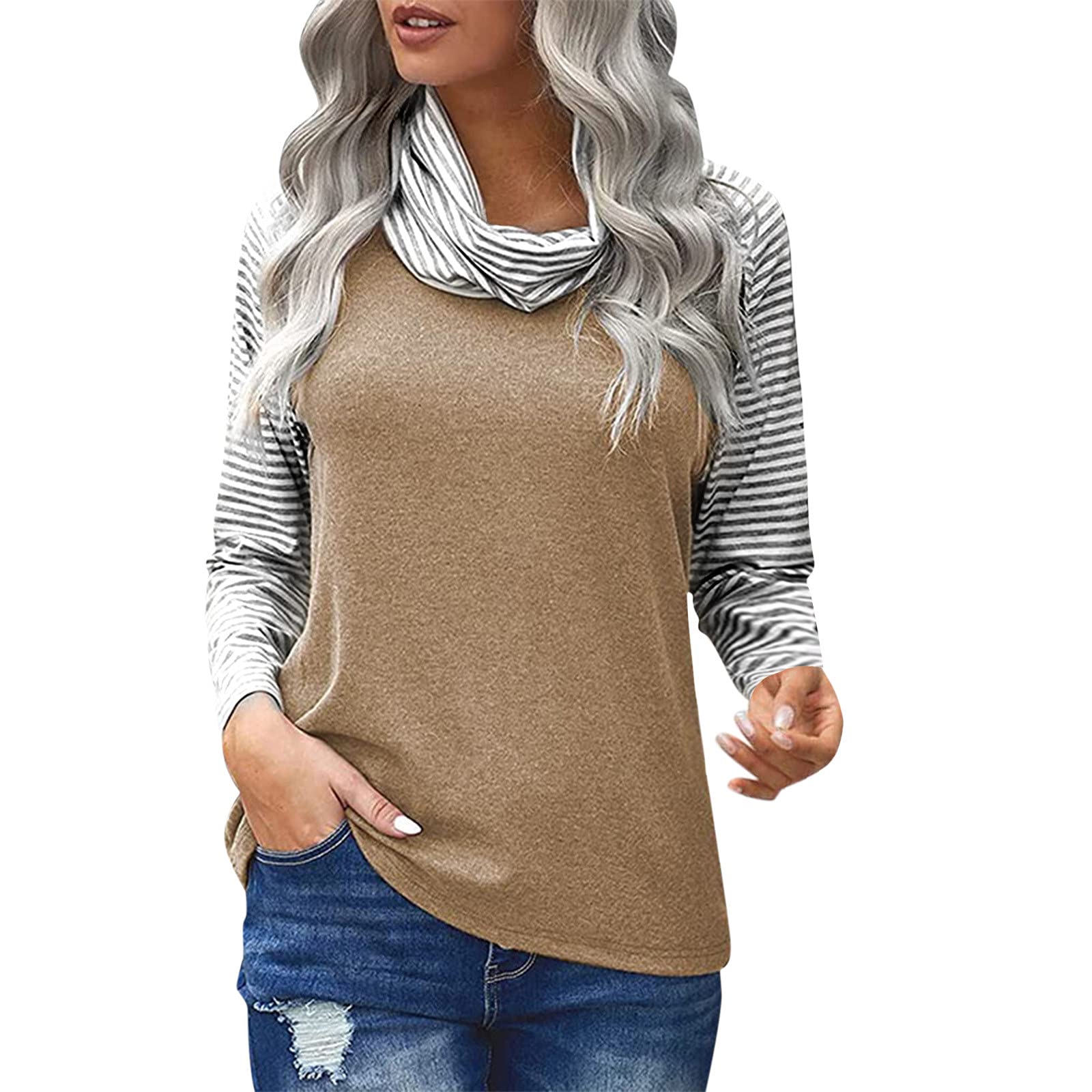 Women's Sexy Zip Up Hoodie - Solid Color Long Sleeve Lace Trim Casual Fashion Top | Perfect for Date Night, Girls Night Out & Streetwear