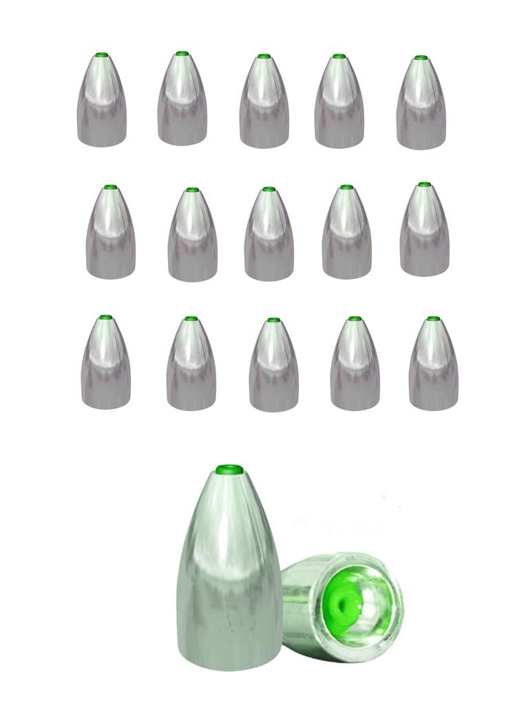TOASIS Fishing Sinkers - Rubber Core Tube Weights for Saltwater & Freshwater Fishing - Heavy Duty Steel Fishing Weights for Bass, Trout & Catfish - Perfect for Casting, Bottom Fishing & Trolling