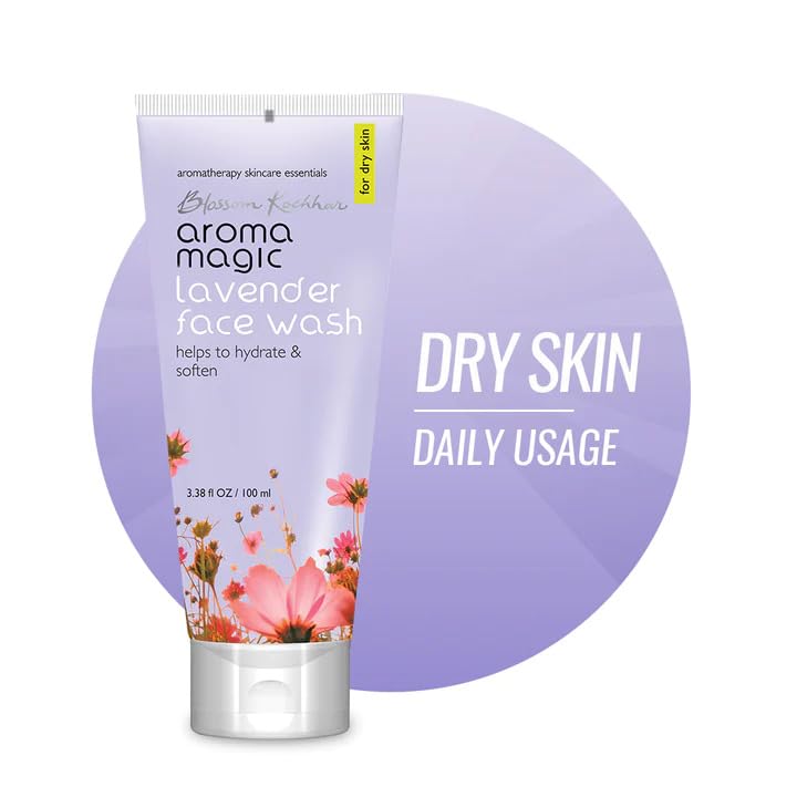 Aroma Magic Lavender Face Wash 100ml & SPF 30 Sunscreen Lotion - Gentle Cleansing & UV Protection for Daily Skincare Routine