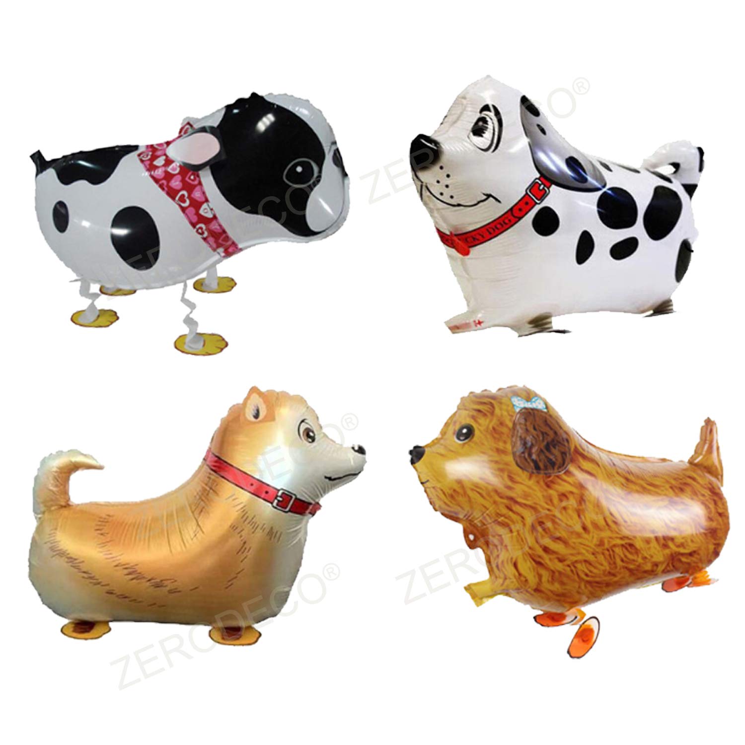 ZERODECO Dog Birthday Party Decorations Set - Cute Balloon Dog Bandana Scarf & Birthday Hat with Banner for Pet Dog Party Supplies | Perfect for Puppy Birthday Celebrations & Dog-Themed Events