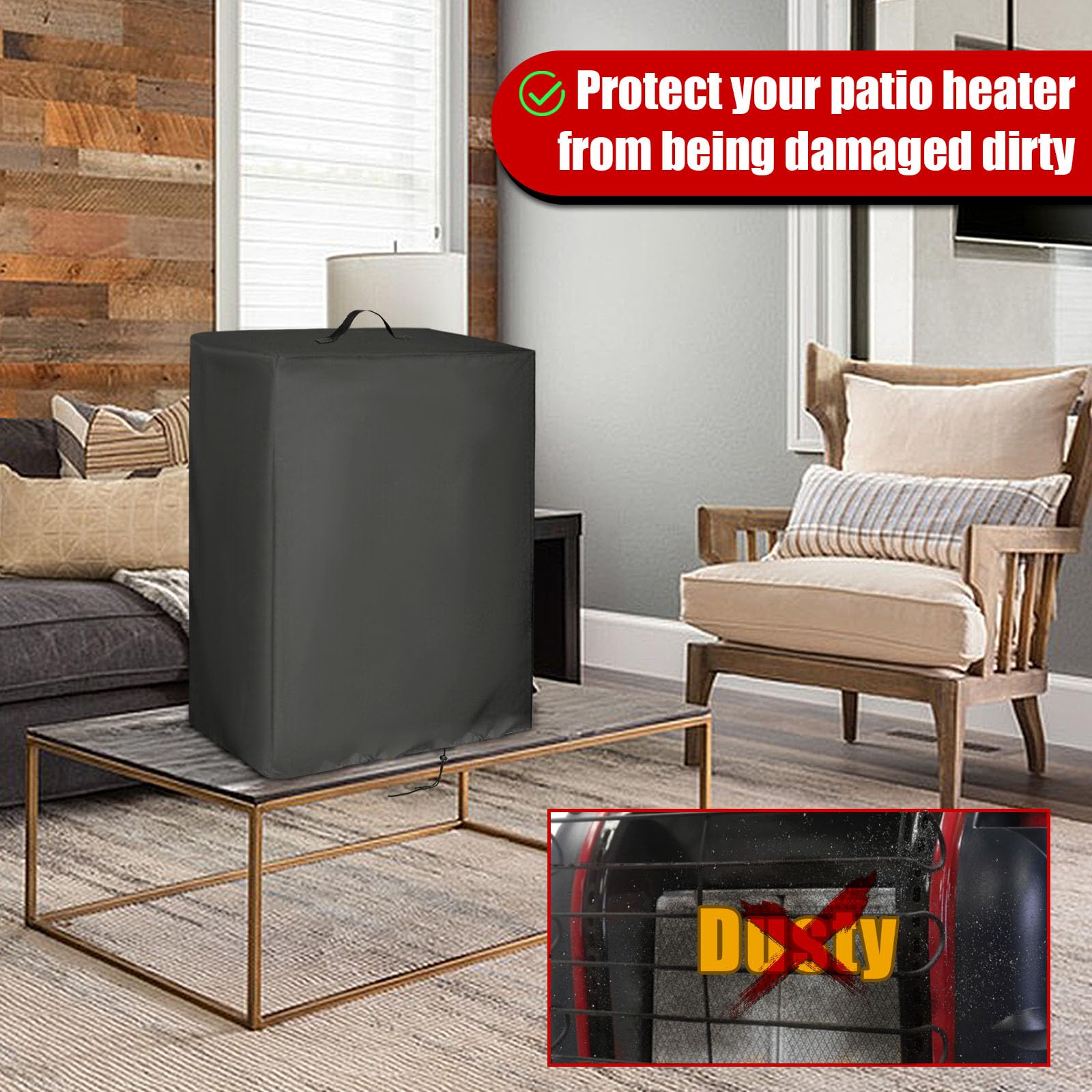 Buddy Heater Cover - Waterproof Indoor/Outdoor Propane Heater Storage Case for Patio, Garage & Camping Use