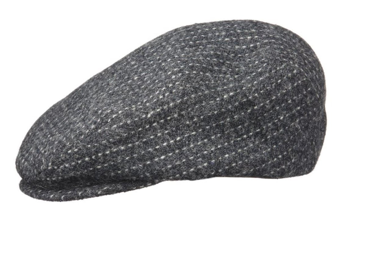 Harris Tweed Flat Cap for Men - Classic British Style Crown Cap - Perfect for Casual Wear, Outdoor Activities & Vintage Fashion Enthusiasts