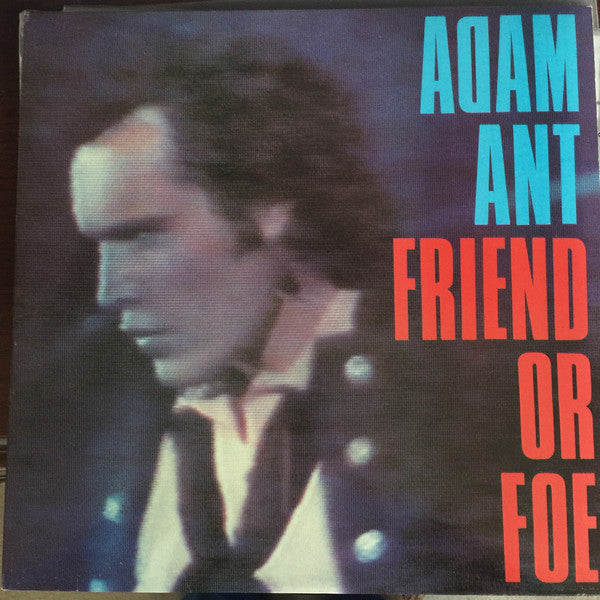 Adam Ant - Friend Or Foe Vinyl LP Album (VG+ Condition) - Classic 80s New Wave Music for Collectors & Home Listening