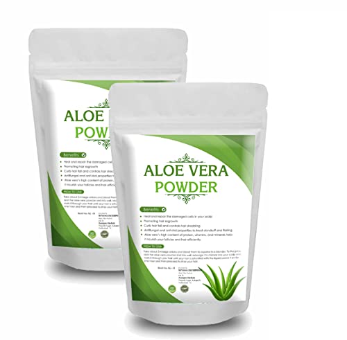 **Ayurgen Herbals 100% Natural Aloe Vera Powder for Soft, Glowing Skin & Hair Growth – Face Pack & Hair Mask (100g) – Hydrating & Nourishing for Daily Skincare & Hair Care Routine**