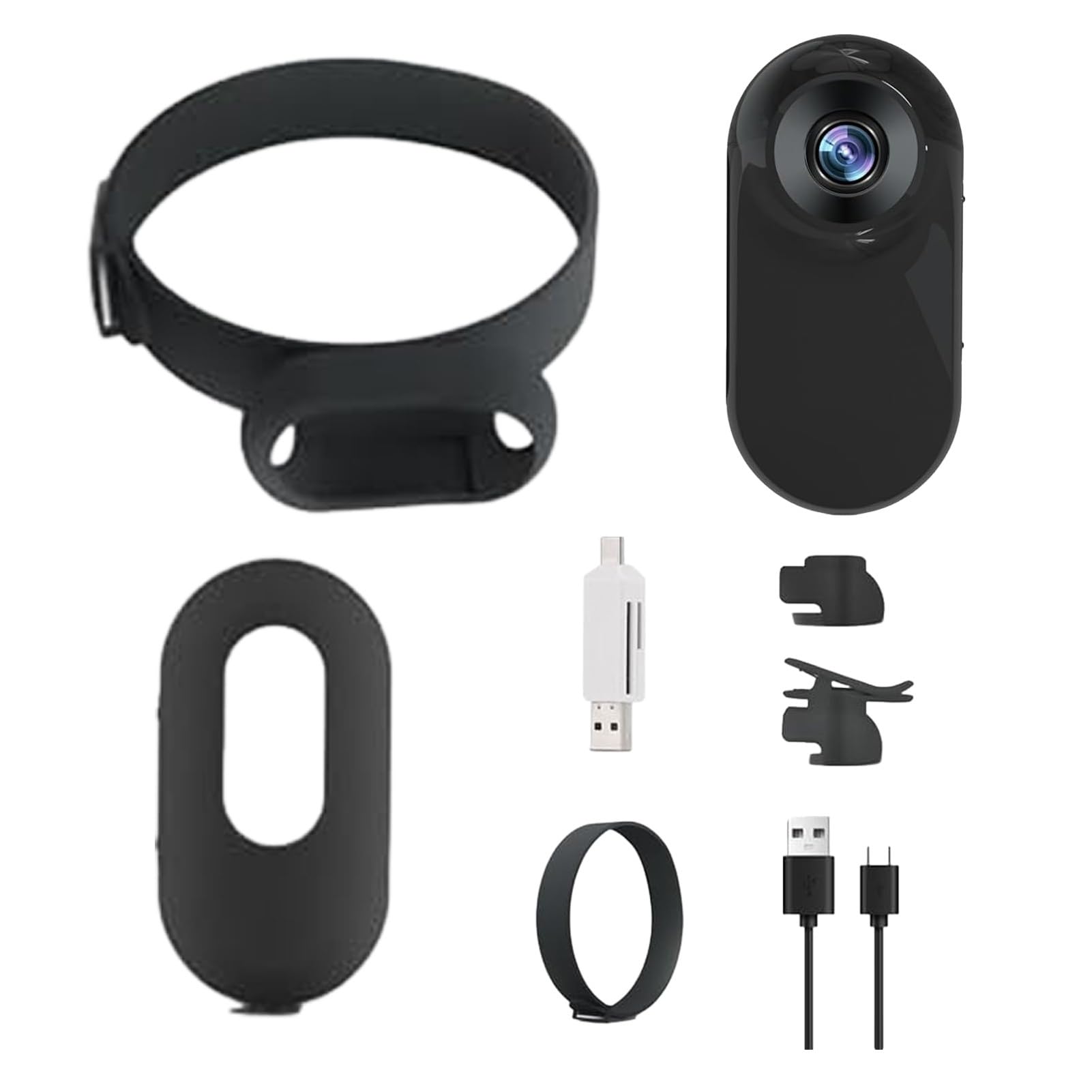 HD 1080P Wireless Cat Collar Camera - Mini Pet Action Camera with Video Recording for Outdoor Adventures, Home Monitoring & Training